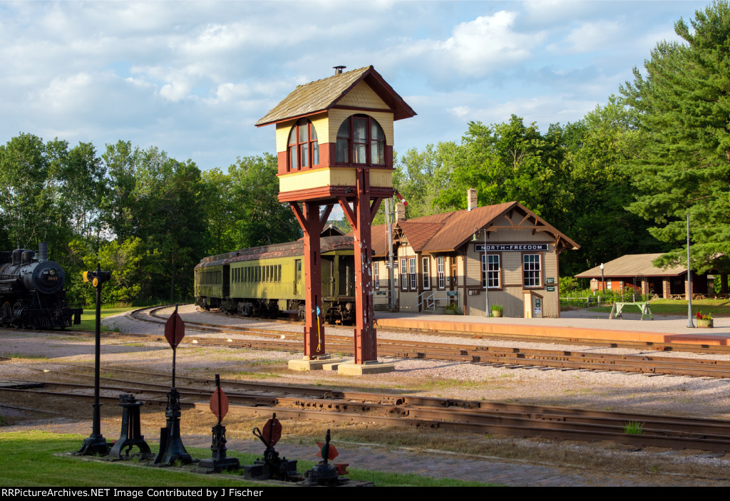 North Freedom, Wisconsin in the evening